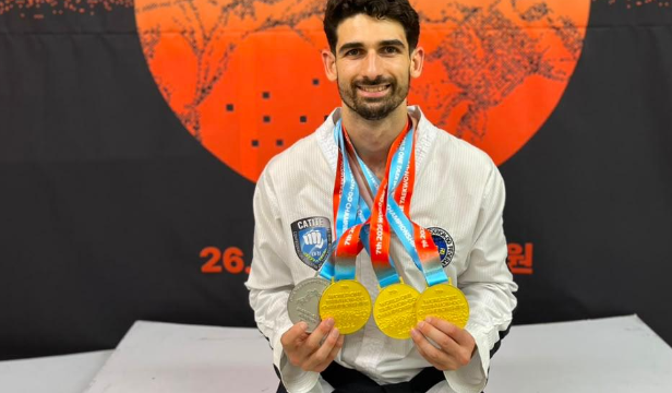 Tomás Maimone hizo historia en Seúl: ganó cuatro oros y una plata en el Mundial de Taekwondo