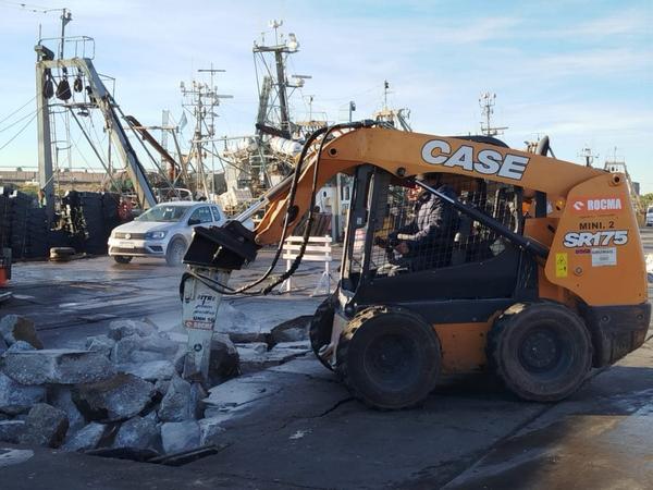 El Consorcio Portuario de Mar del Plata avanza con la cuarta etapa del plan integral de bacheo
