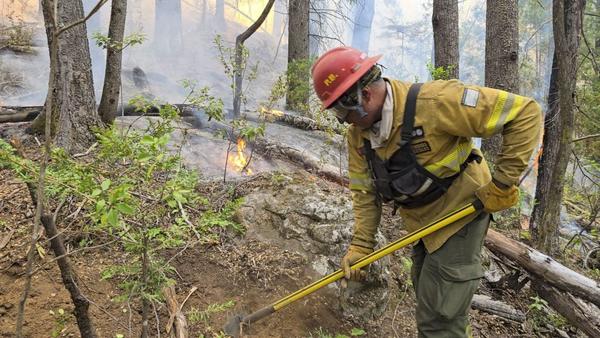 Bomberos voluntarios de Sierra de los Padres colaboran para neutralizar el fuego en el sur