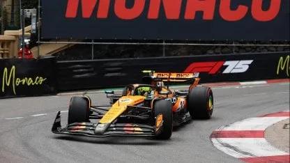 GP de Mónaco: Norris fue el mejor en la qualy y largará primero este domingo
