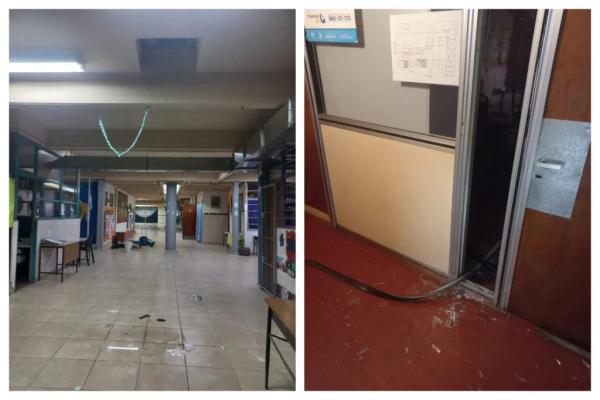 Un menor entró a robar a un colegio y lo detuvieron