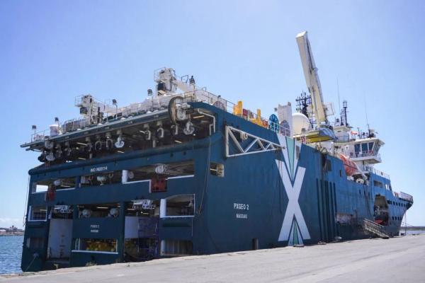 Arribó a Mar del Plata el buque Pxgeo2 para una nueva exploración sísmica en busca de petróleo