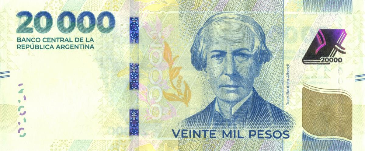 Con Juan Bautista Alberdi, el BCRA emitió el nuevo billete de $20.000: cuándo entrará en circulación