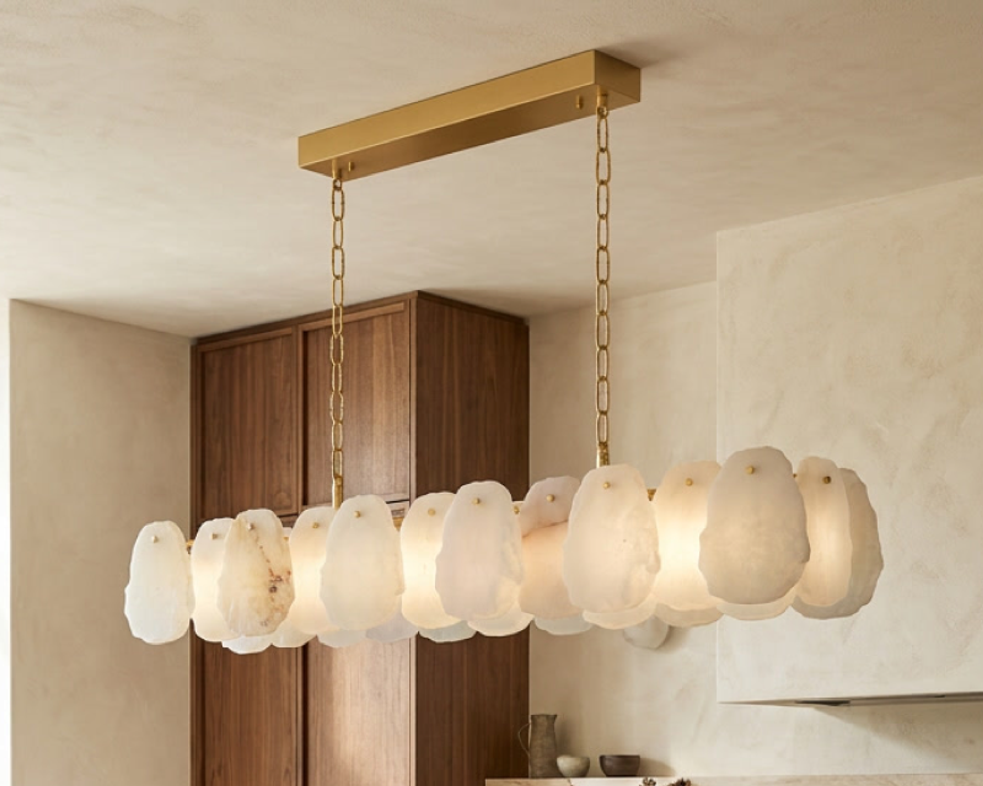 Alba Pendant over a kitchen island