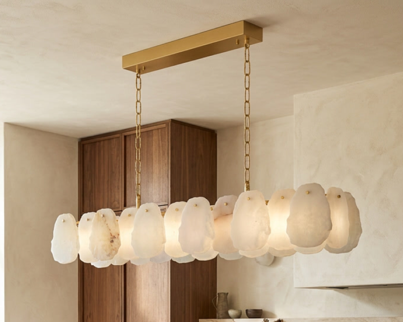 Alba Pendant over a kitchen island