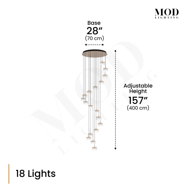 Emma Modern Stairwell Chandelier MOD LIGHTING MOD Lighting emma-modern-stairwell-chandelier-mod-lighting-mod-lighting