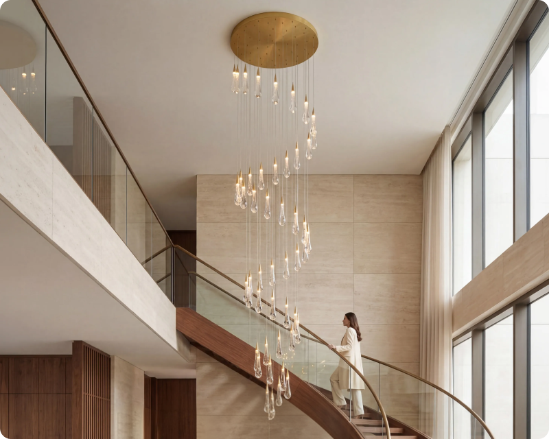 Staircase Chandelier