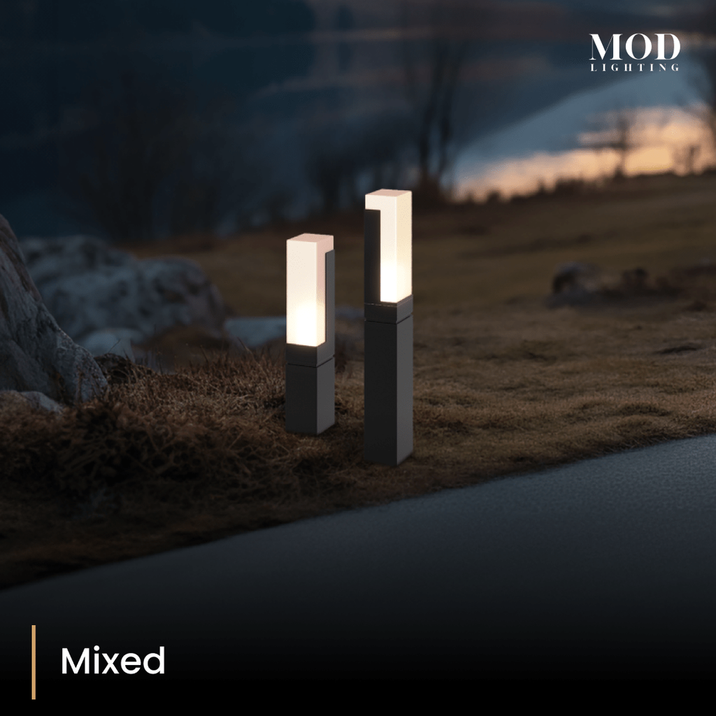 Modern Black Aluminum LED Outdoor Light Meadow MOD Lighting MOD Modern Black Aluminum LED Outdoor Light Meadow MOD Lighting MOD