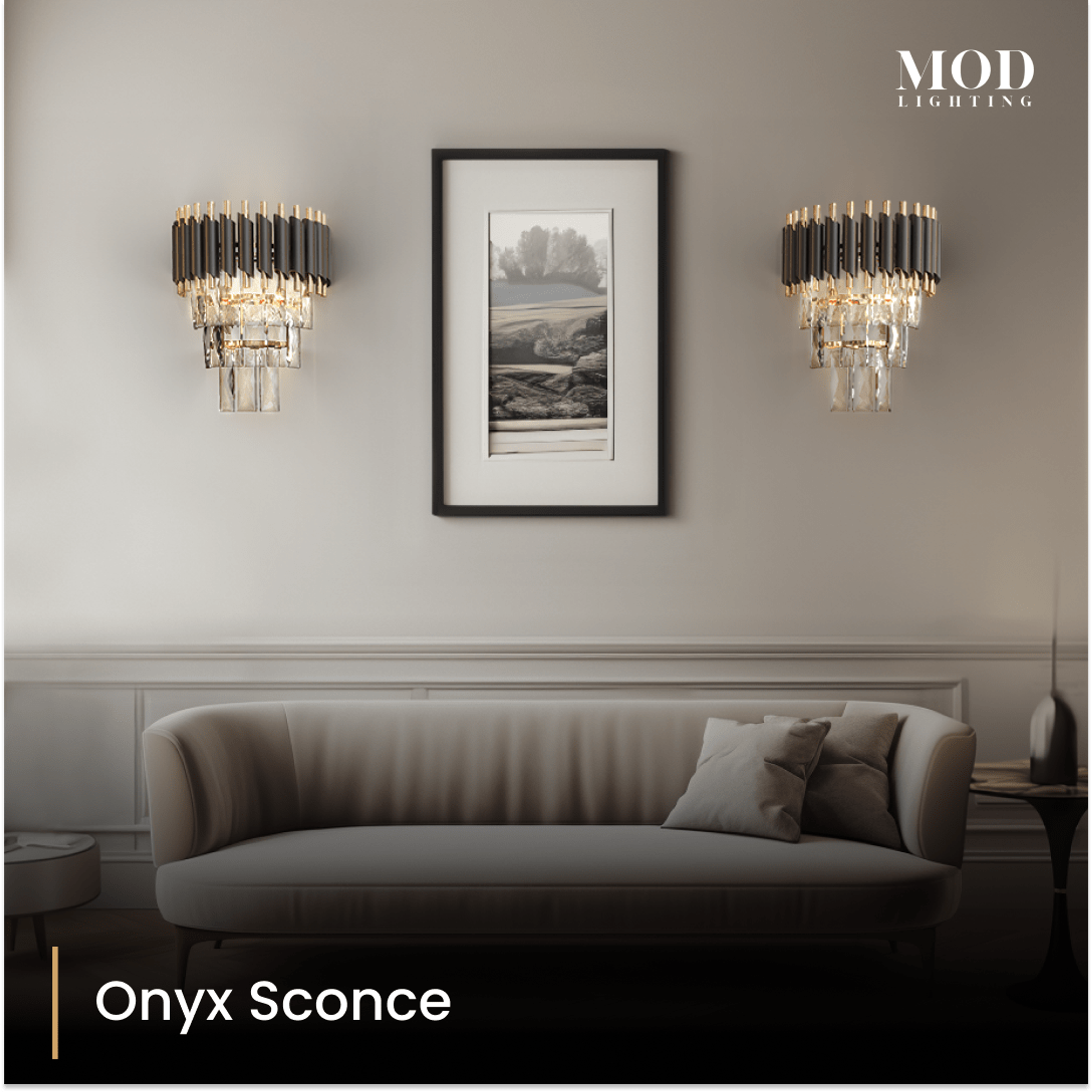 onyx sconce