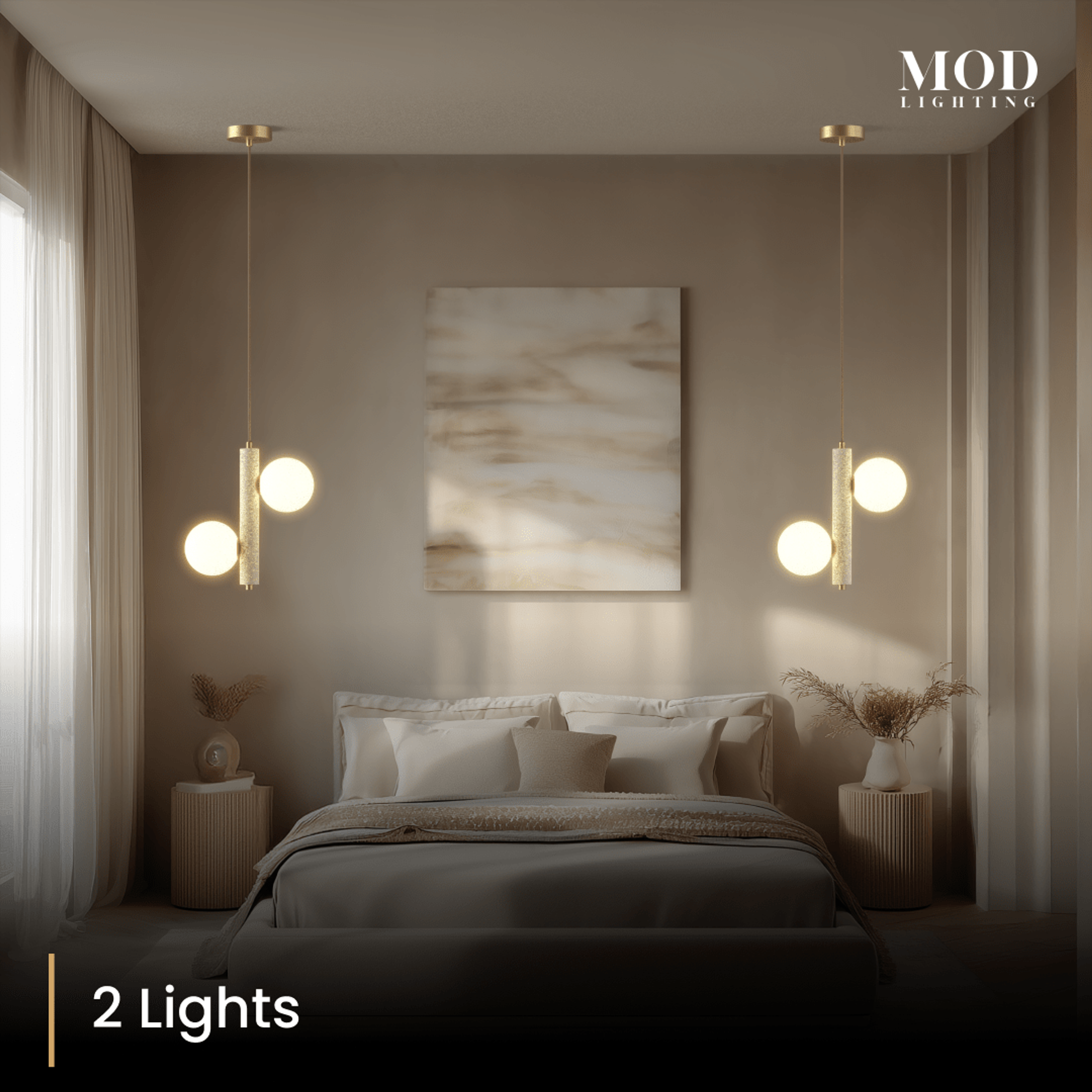 2 lights