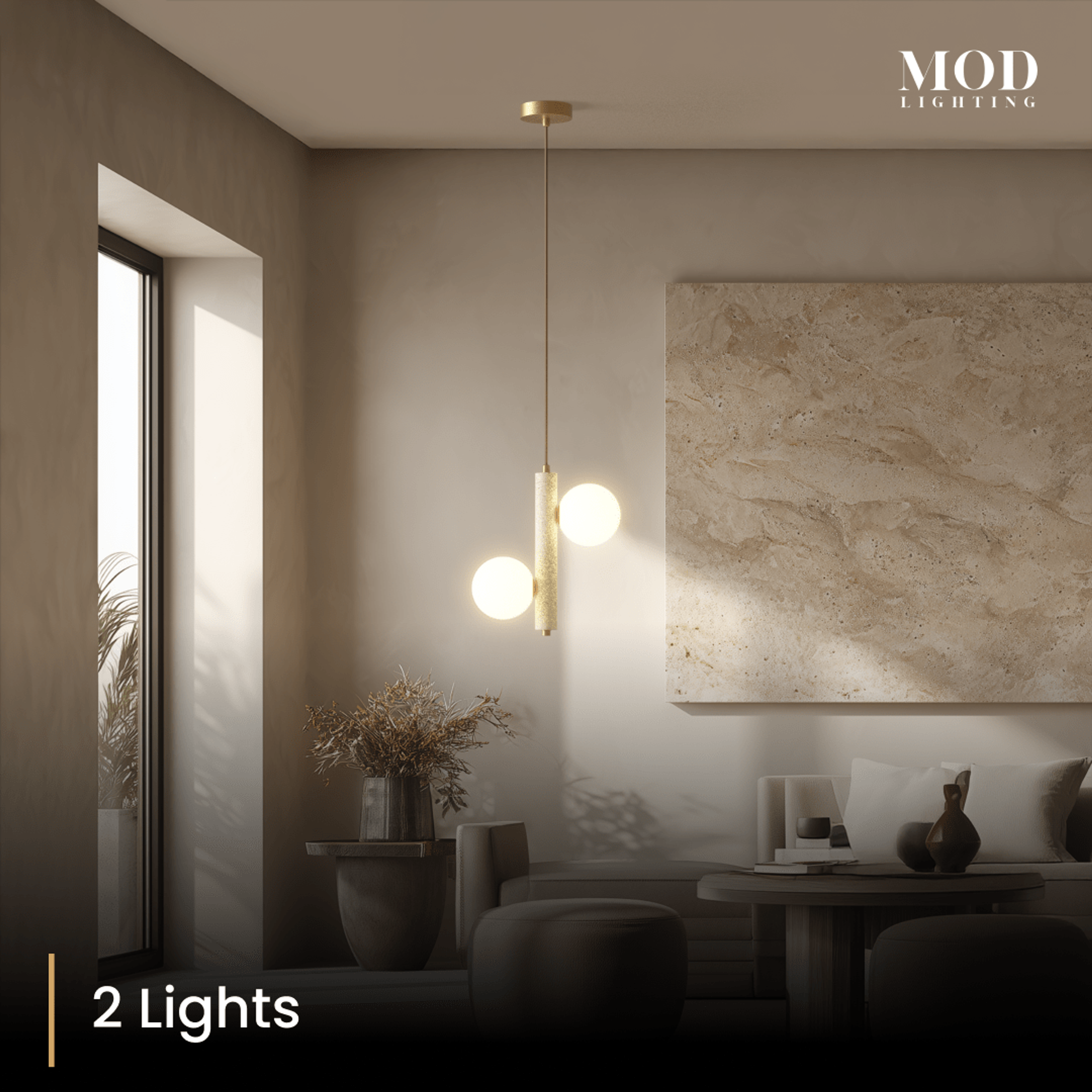 2 lights