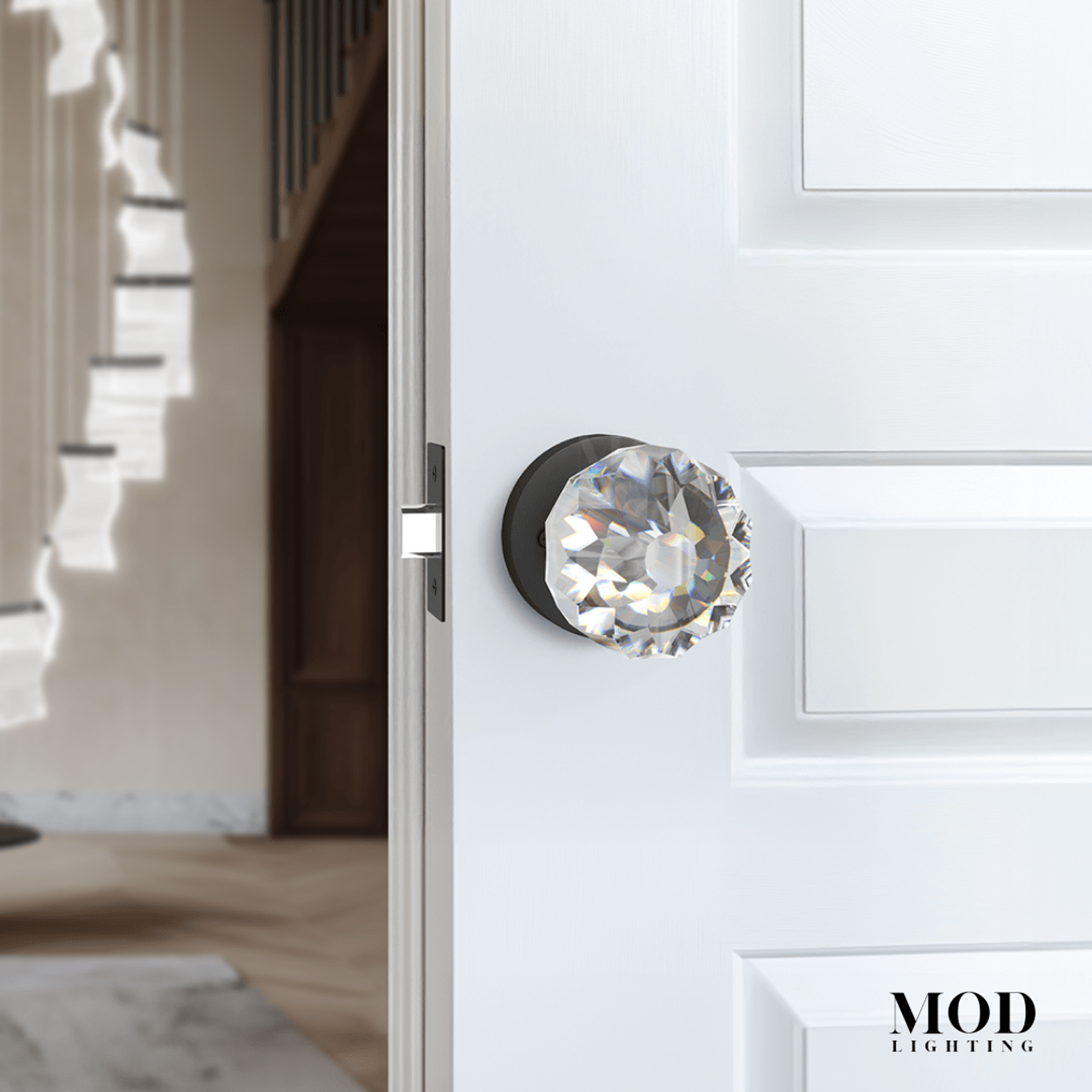 Regency Crystal Door Handle