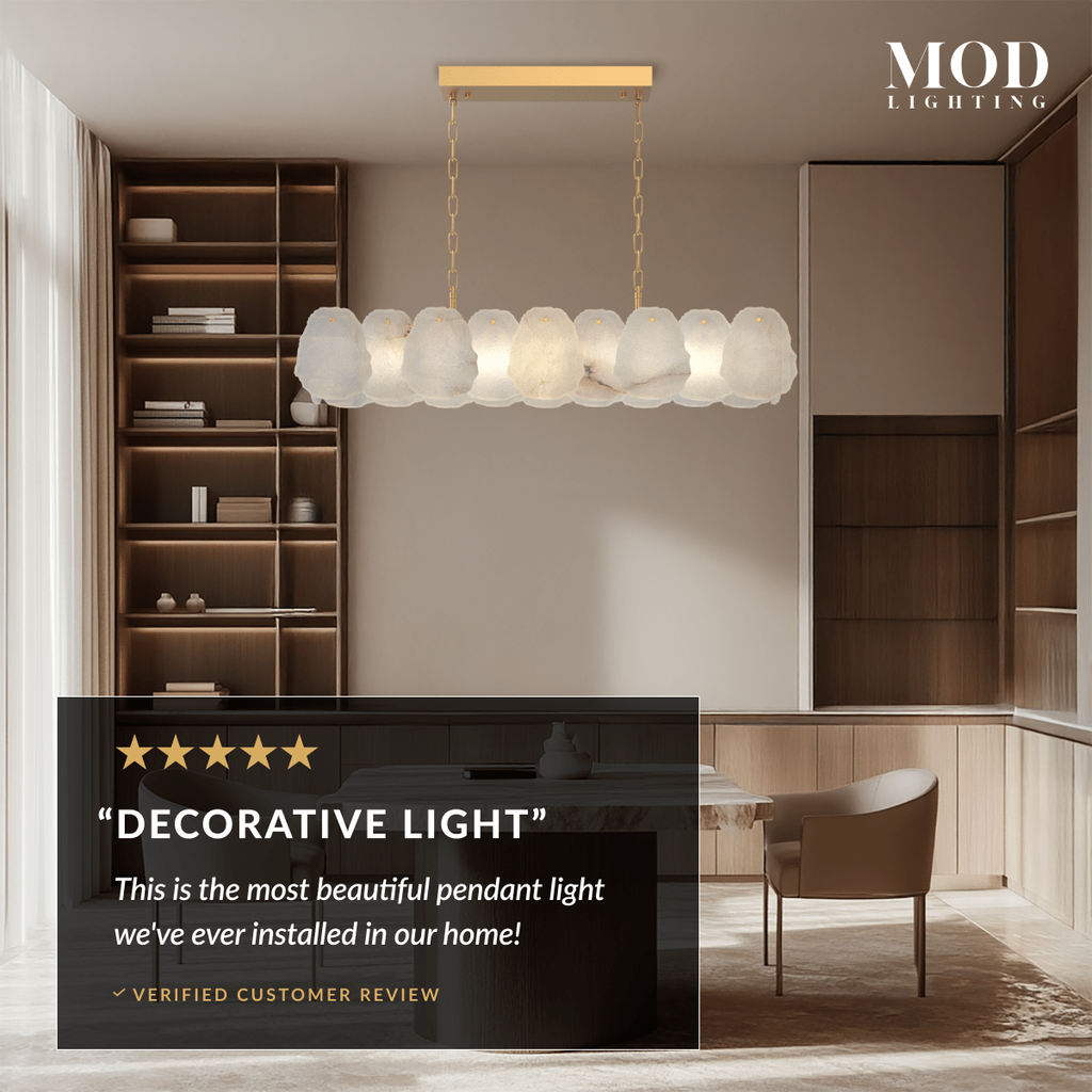 Picture of Alba Pendant | Solid Brass & Alabaster Modern Light | MOD LIGHTING ...
