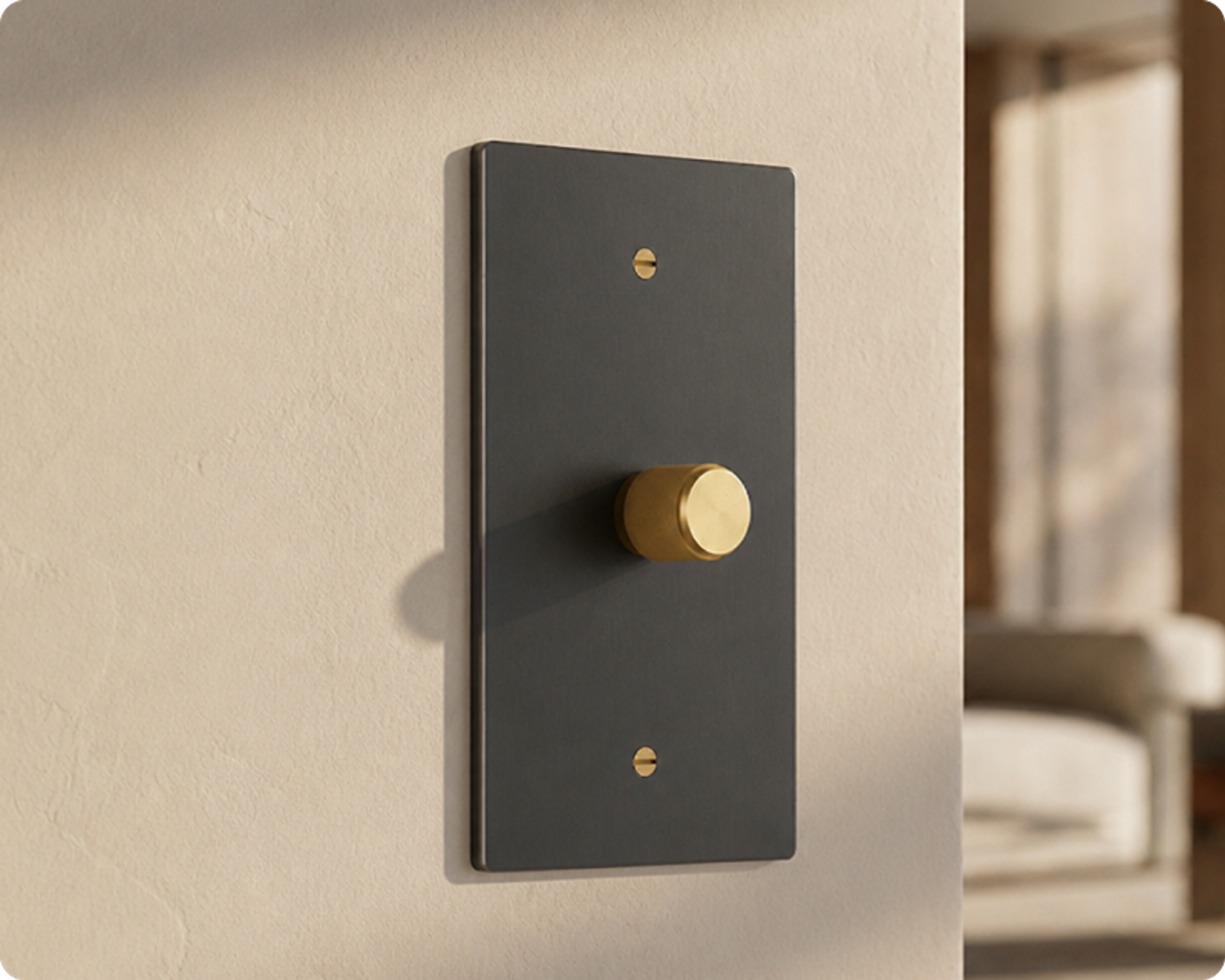 Brass toggle switch and outlet plates