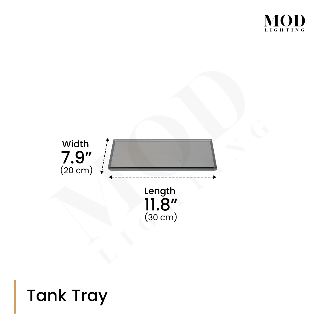 tank tray dims