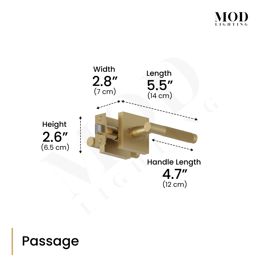 door handle dim