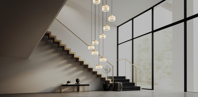 The ight Light Size for Your Staircase