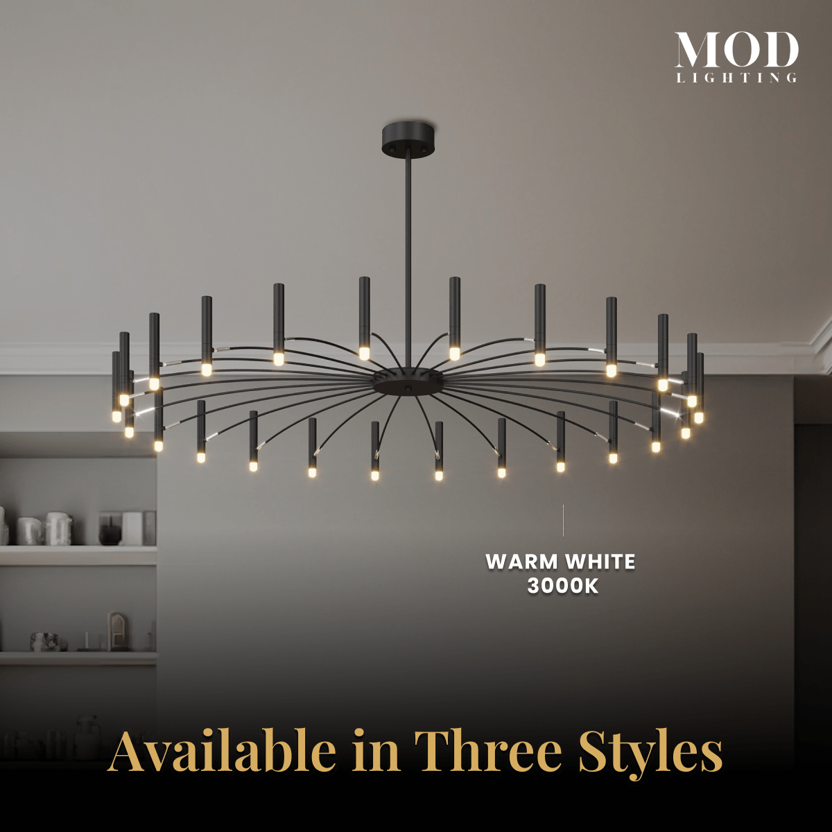 Kendall 12-candle chandelier dimension diagram, 39" diameter, 7" height, 12"+20" adjustable, 5" base