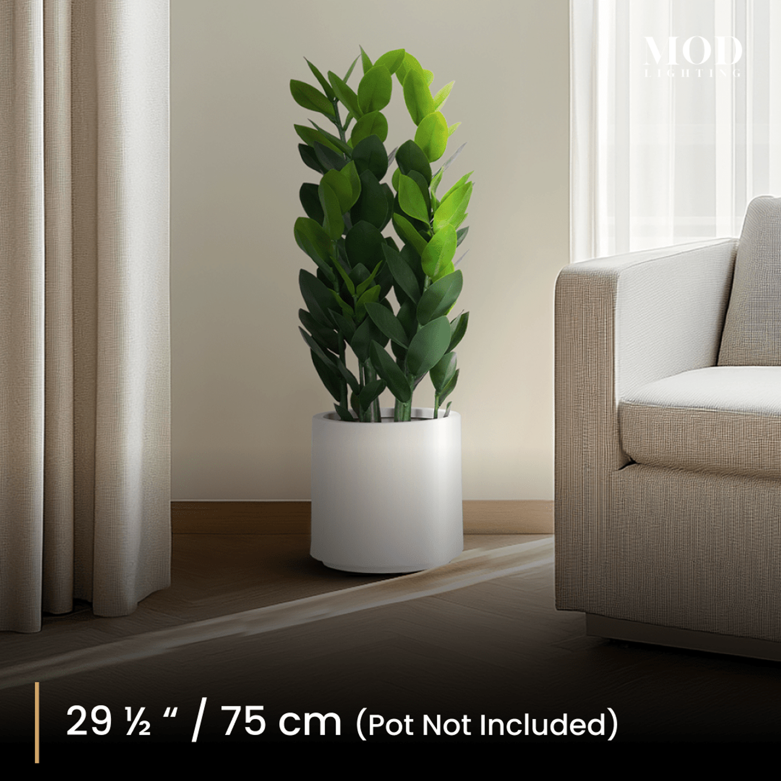 Artificial ZZ Plant · Silk Greenery | MOD LIGHTING