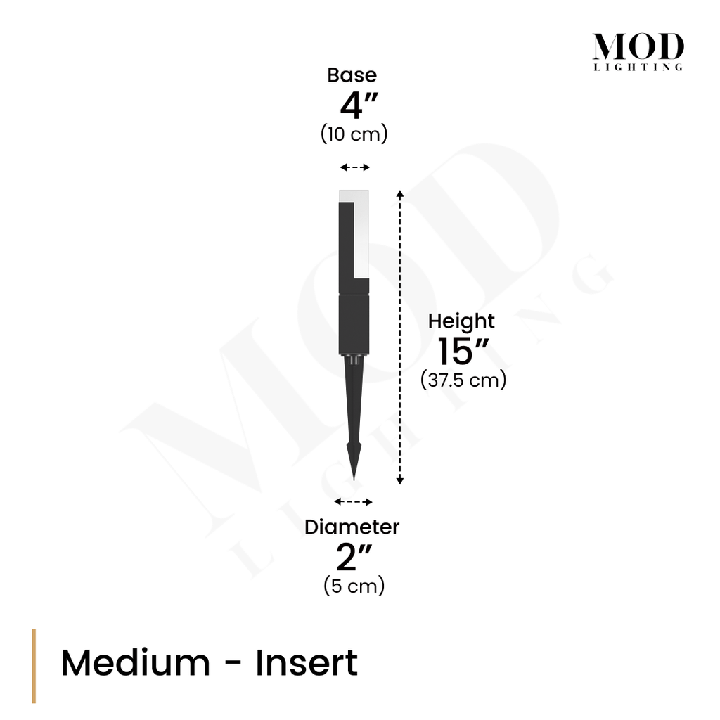 Modern Black Aluminum LED Outdoor Light Meadow MOD Lighting MOD Modern Black Aluminum LED Outdoor Light Meadow MOD Lighting MOD