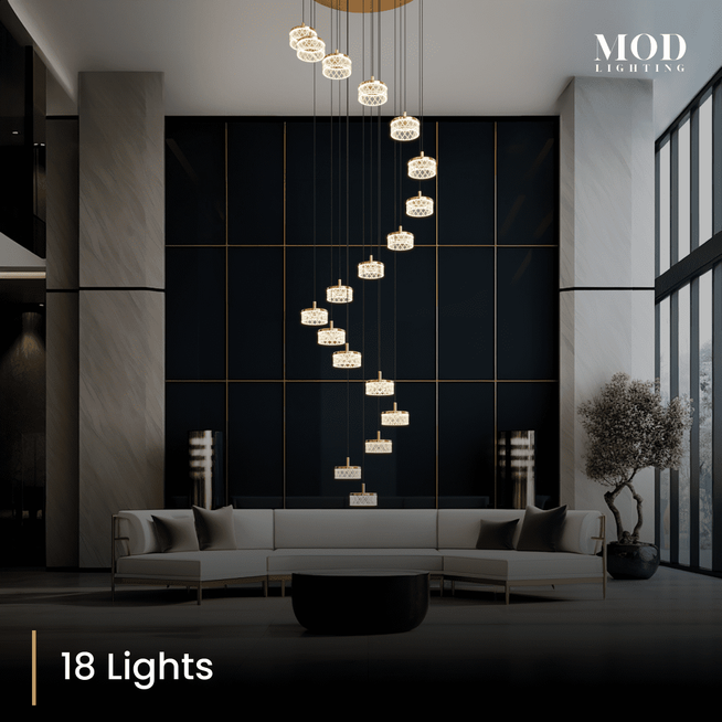 Emma Modern Stairwell Chandelier MOD LIGHTING MOD Lighting emma-modern-stairwell-chandelier-mod-lighting-mod-lighting