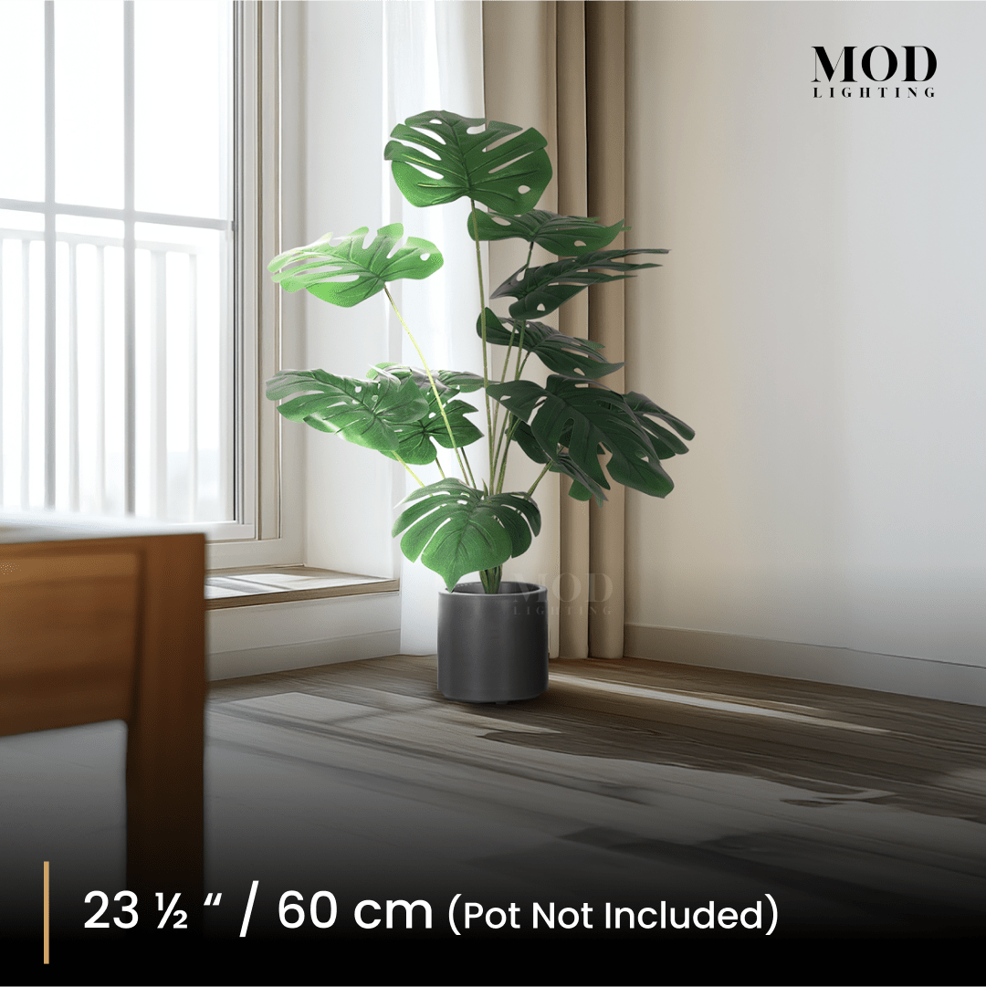 Artificial Monstera Plant | Lifelike Tropical Dcor - MOD Lighting