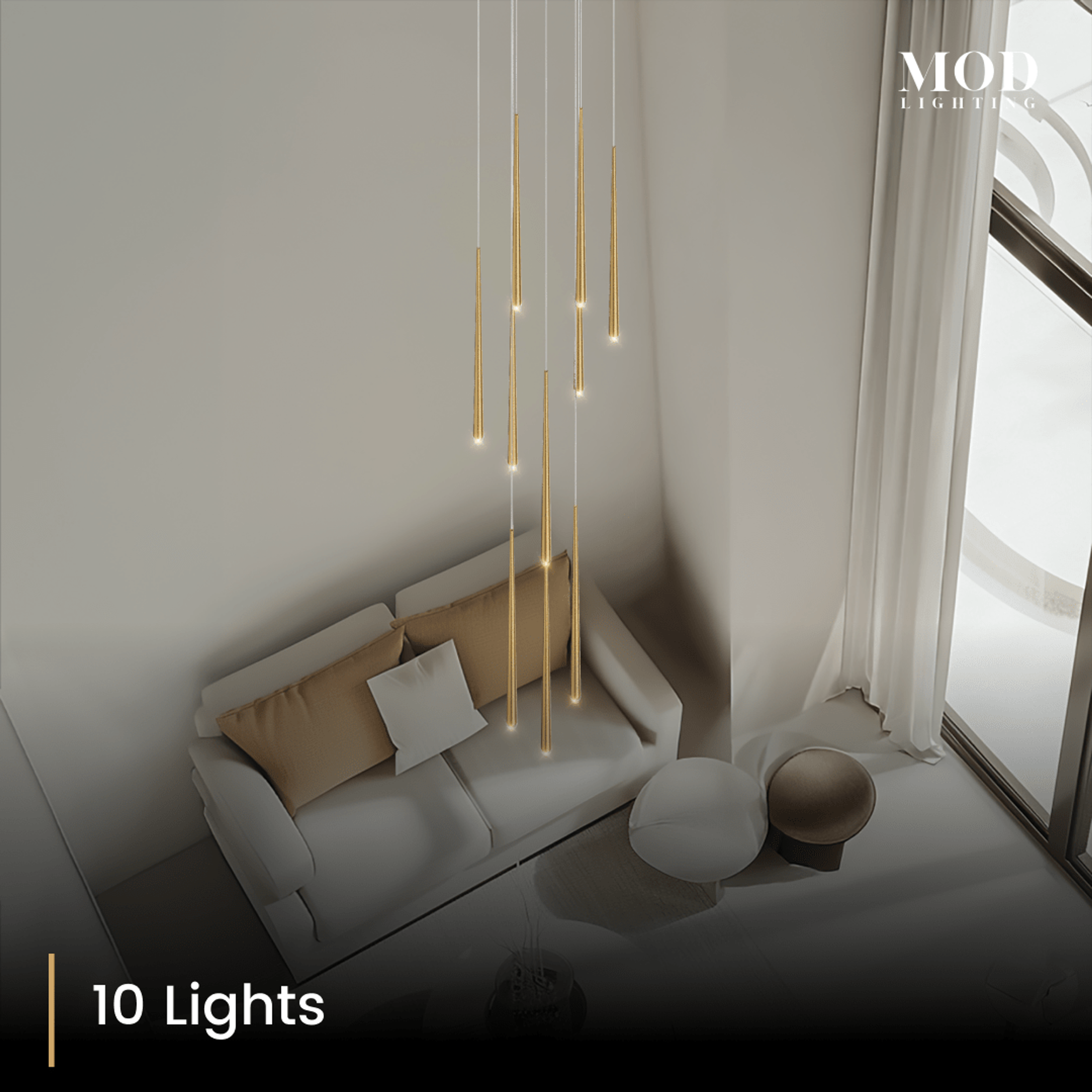 10 lights