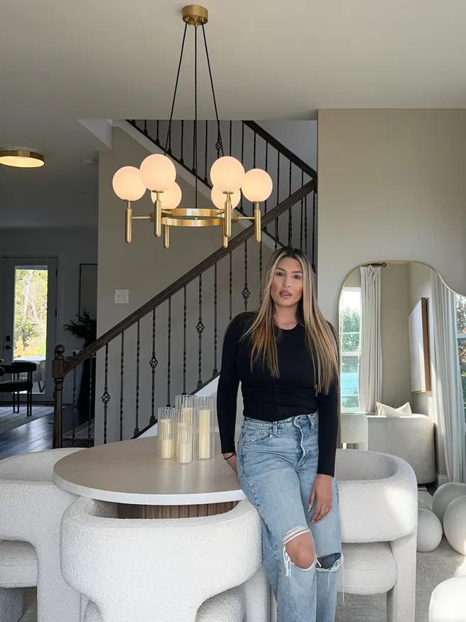 Home lit by MOD LIGHTING, shared by @emm_interiors on Instagram