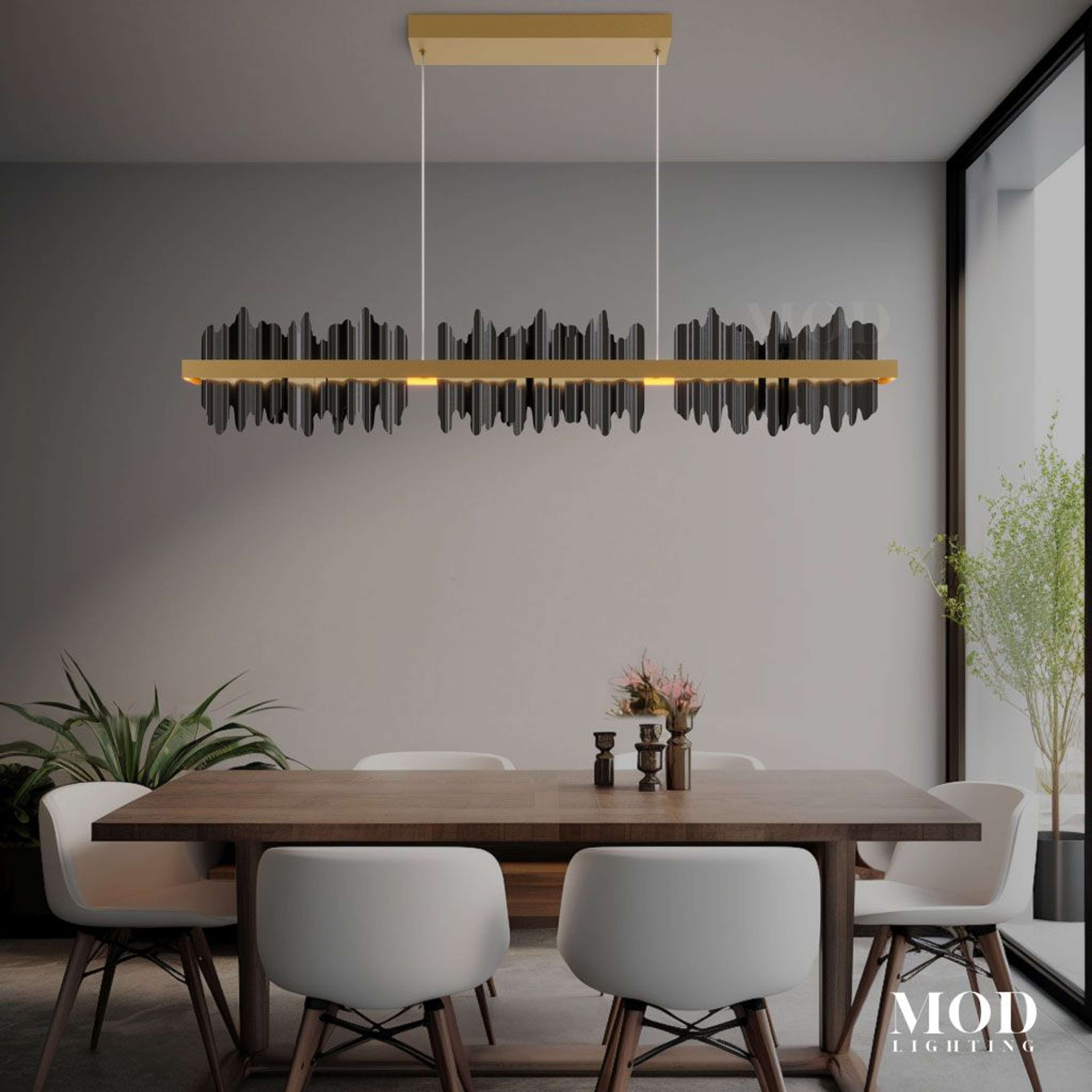 Terra Earth globe wall light mounted on a gray wall above a sofa in a paneled living room