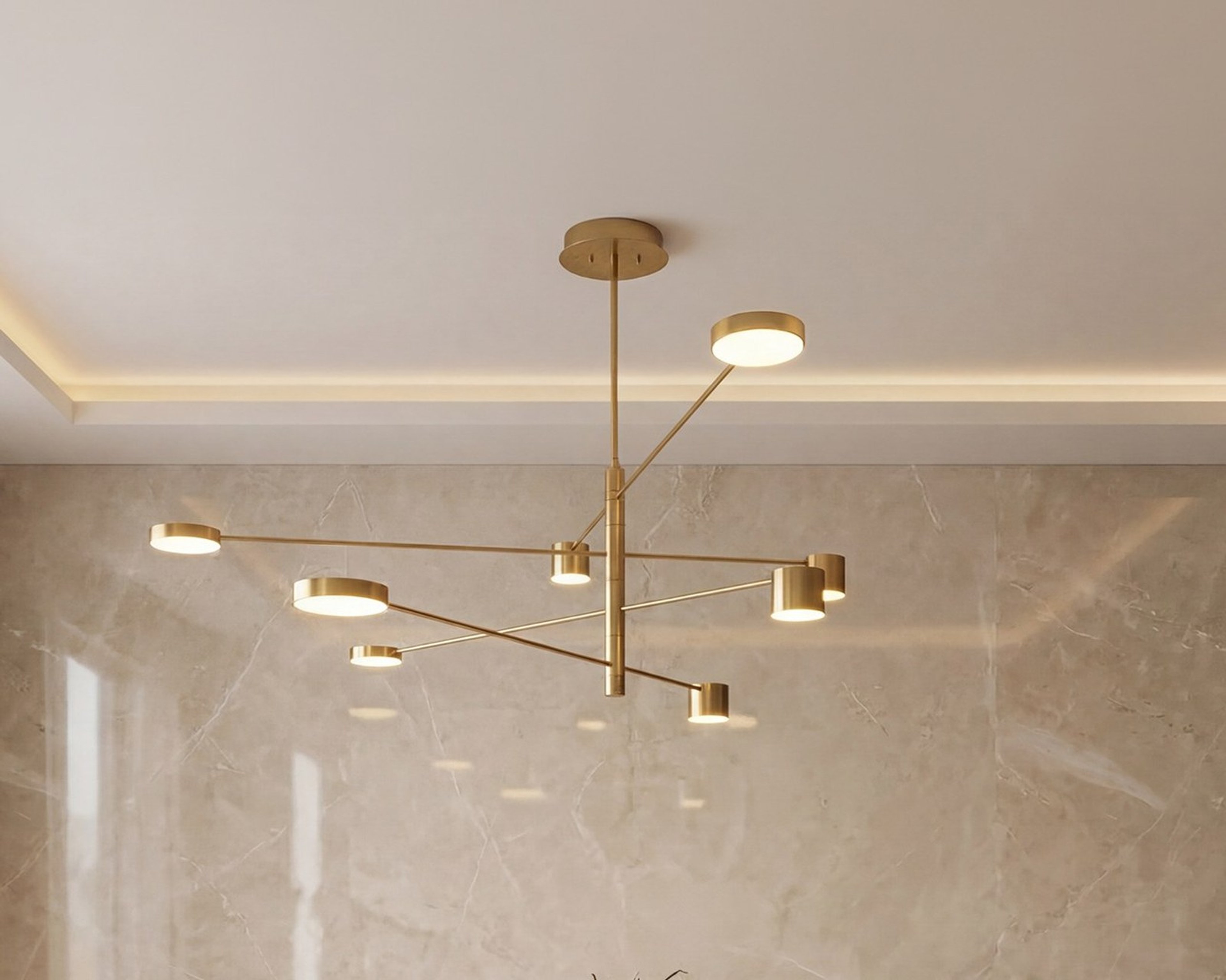 Living room chandelier