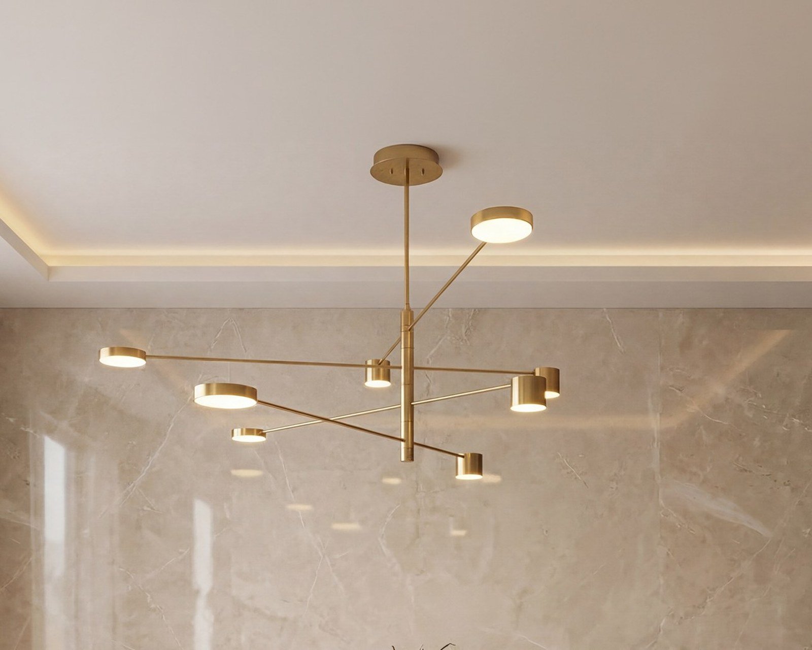 Living room chandelier