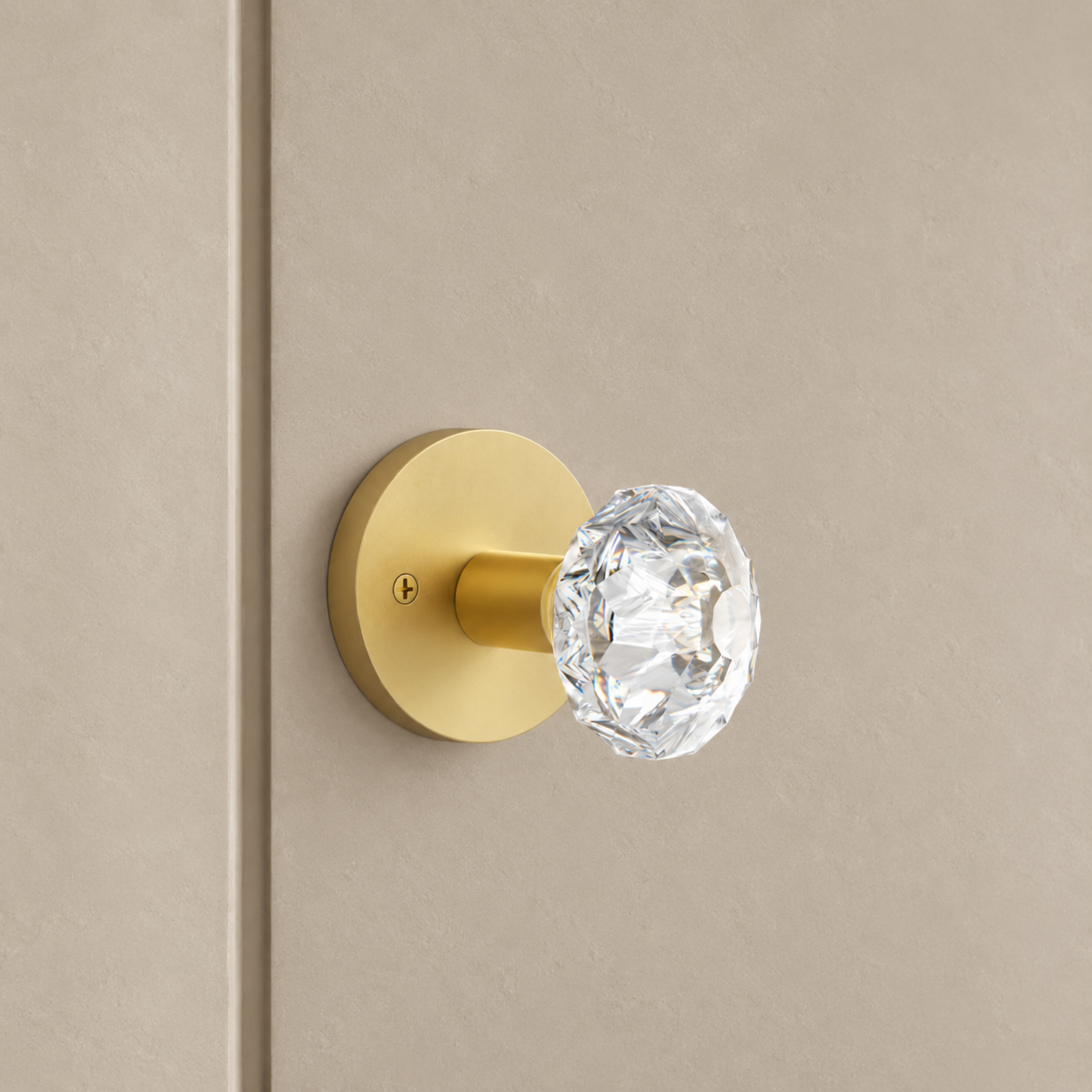 Regency Crystal Door Handle