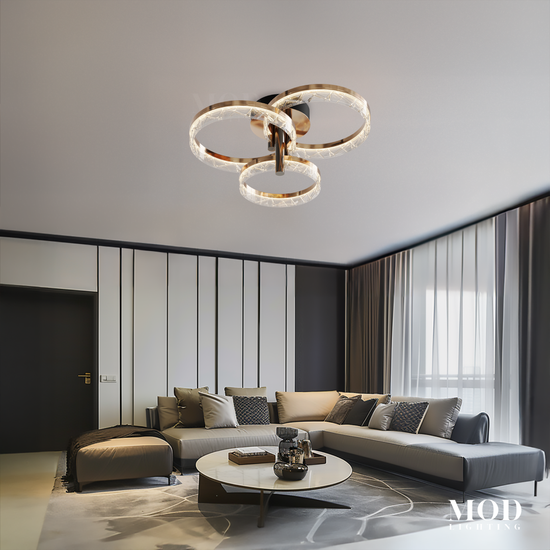 Living Room Light Fixtures: Illuminate Your Space Stylishly