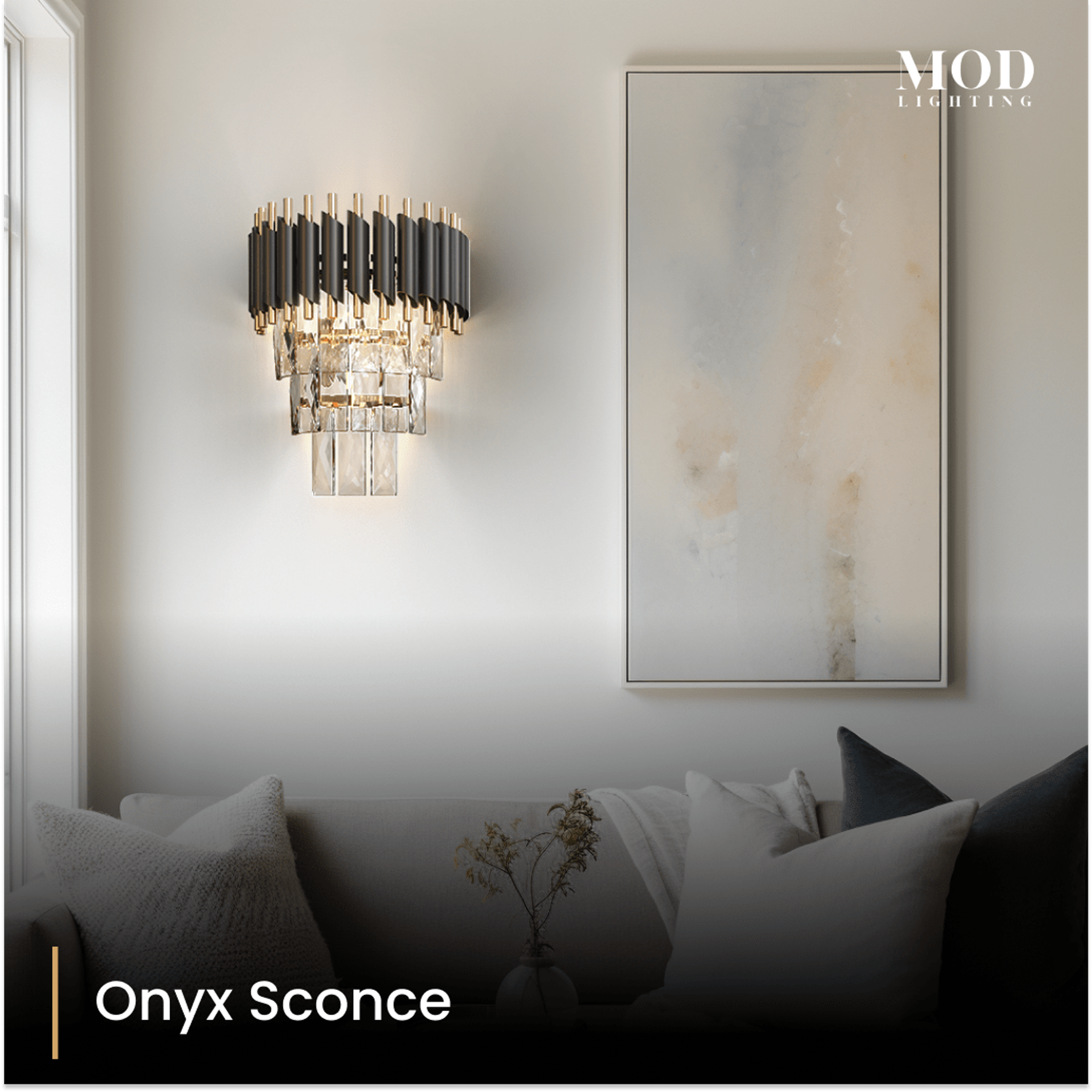 onyx sconce