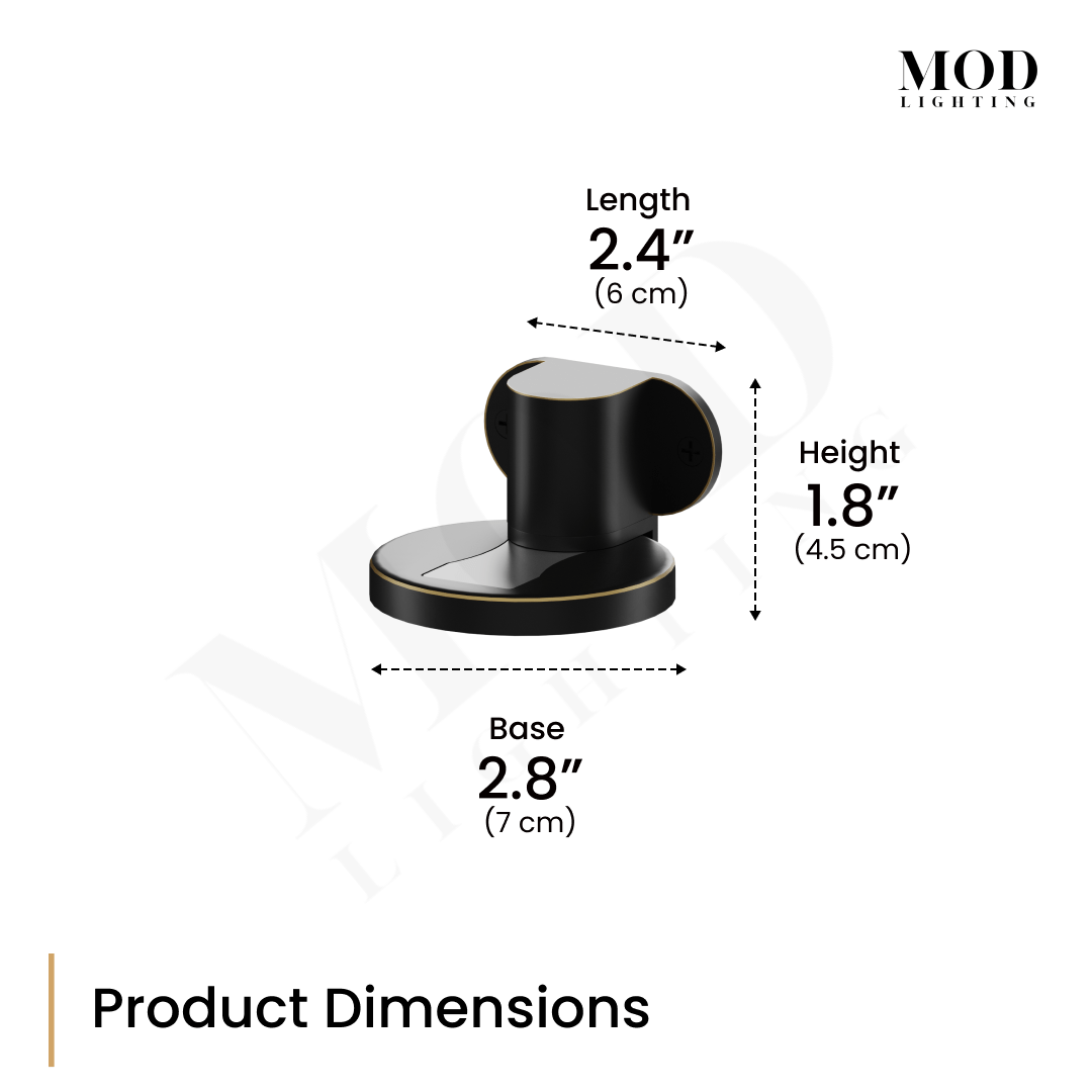 door stop dims