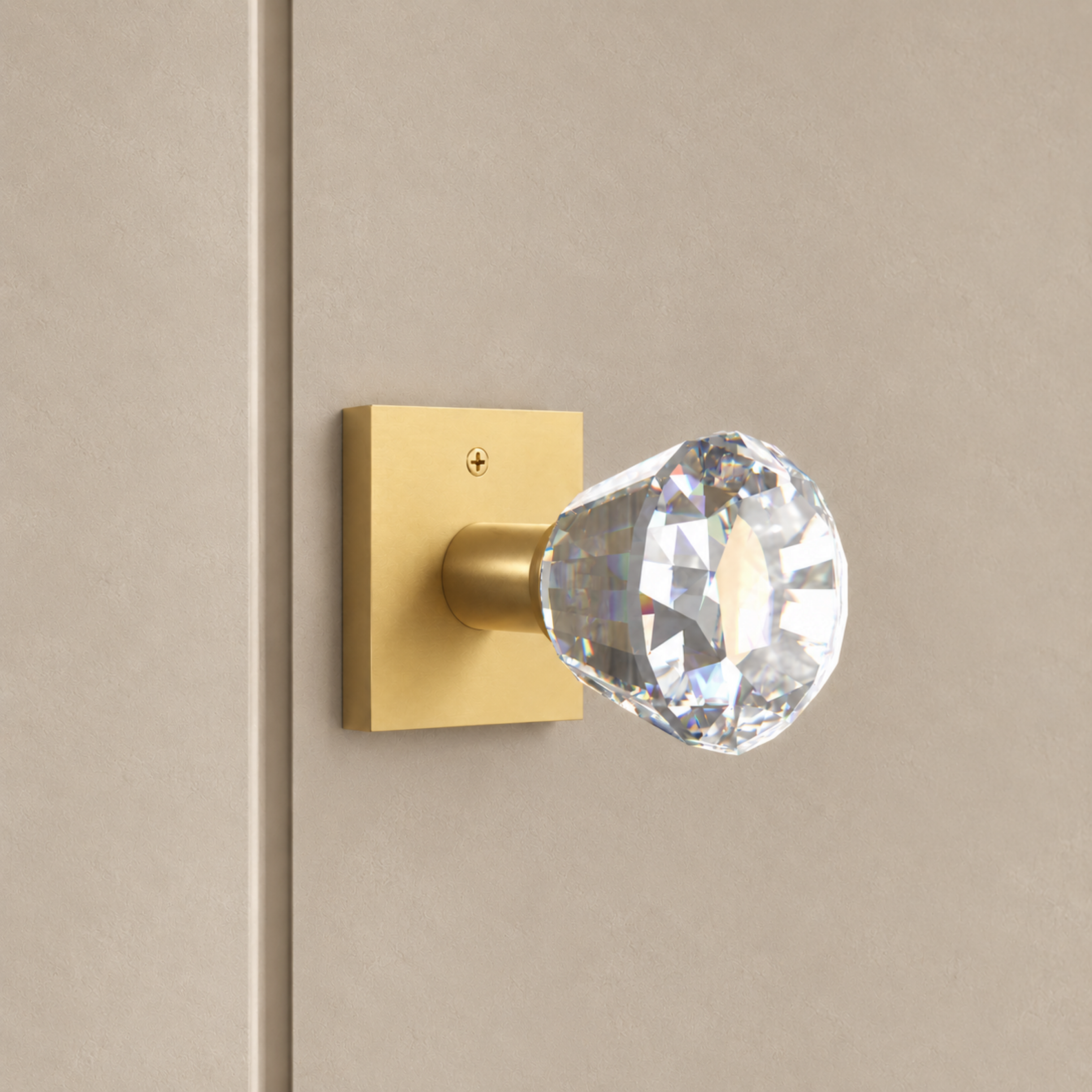 Royale Crystal Door Handle