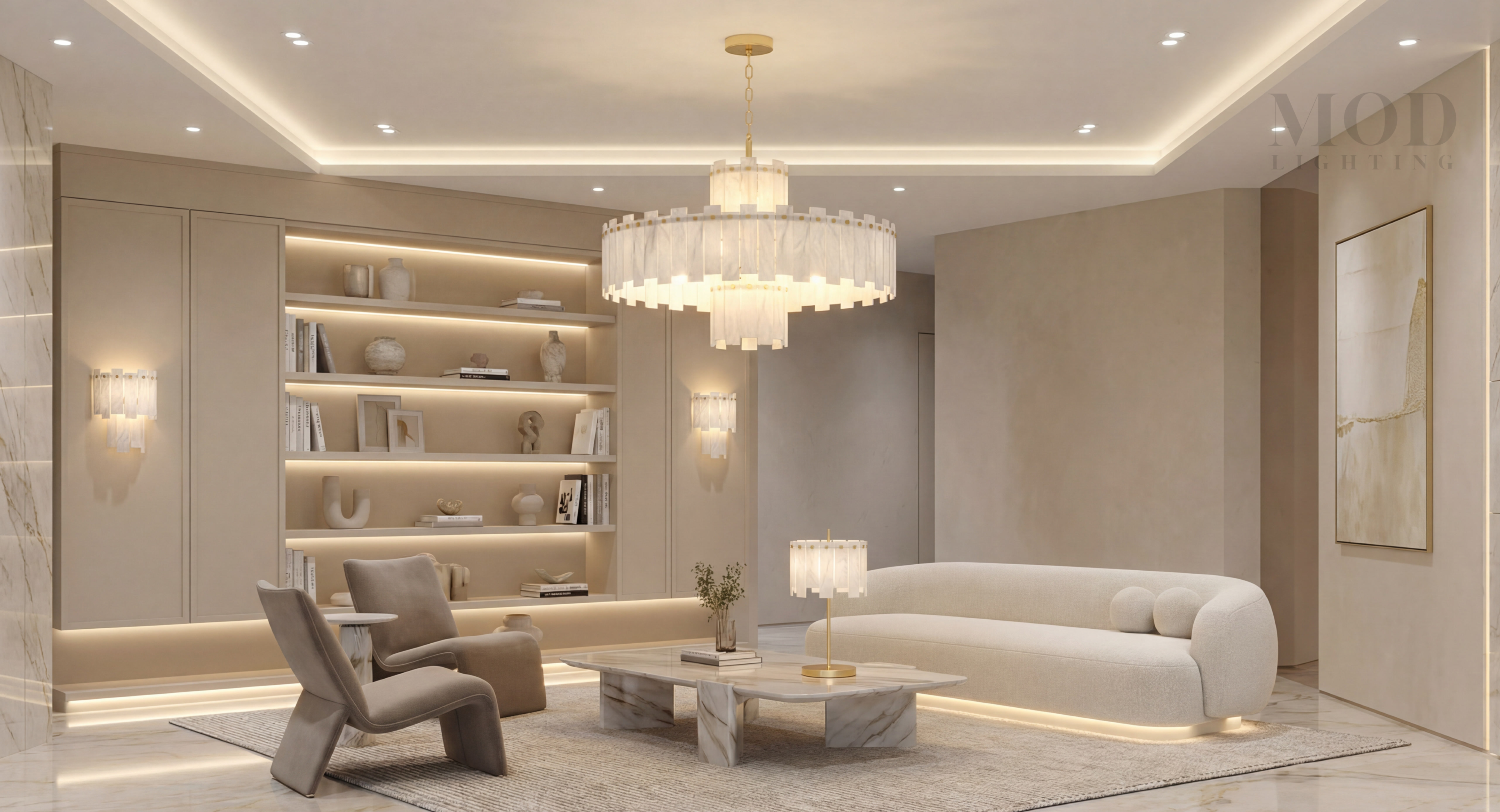 How to Layer Lighting in a Living Room