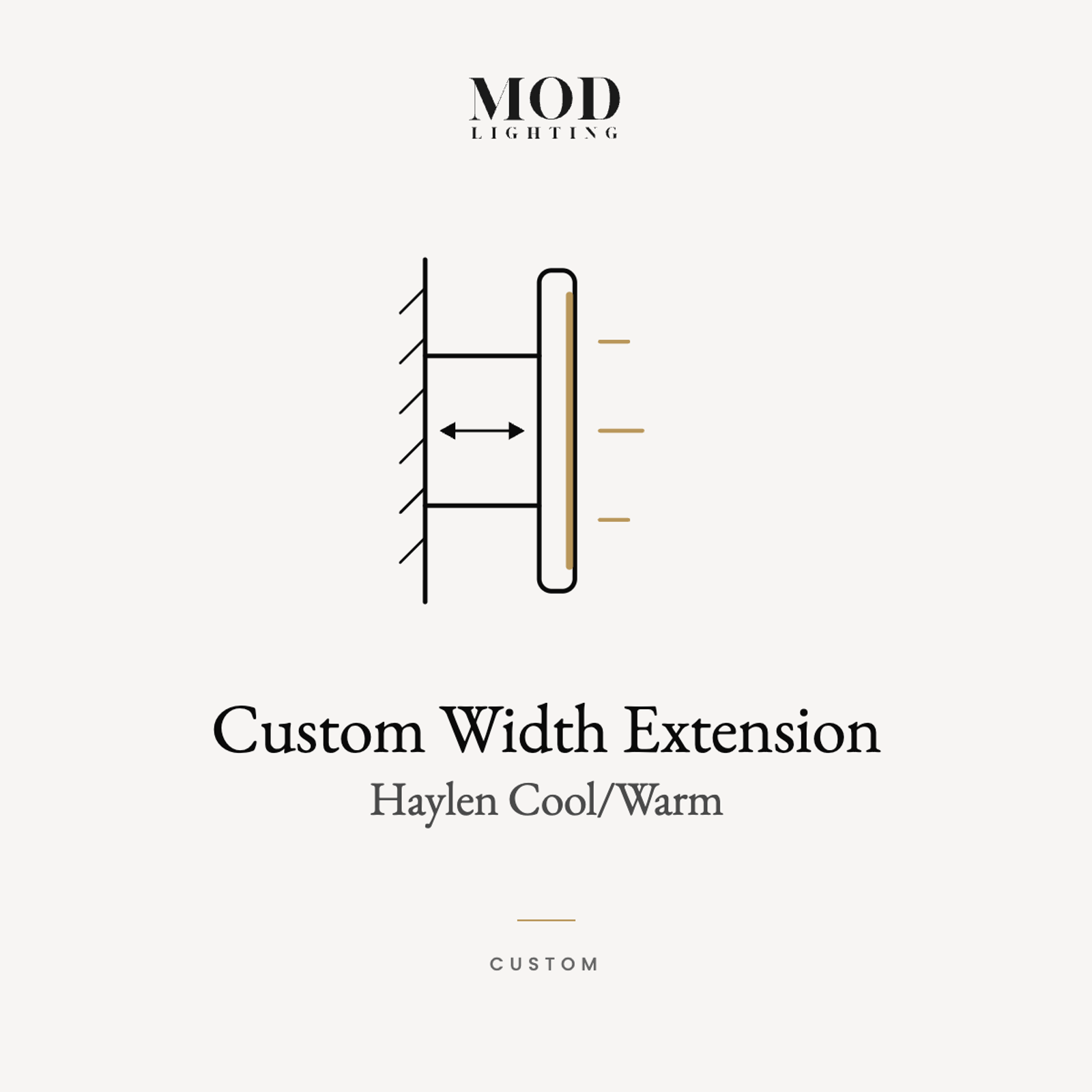 Custom Width Extension - Haylen Cool/Warm