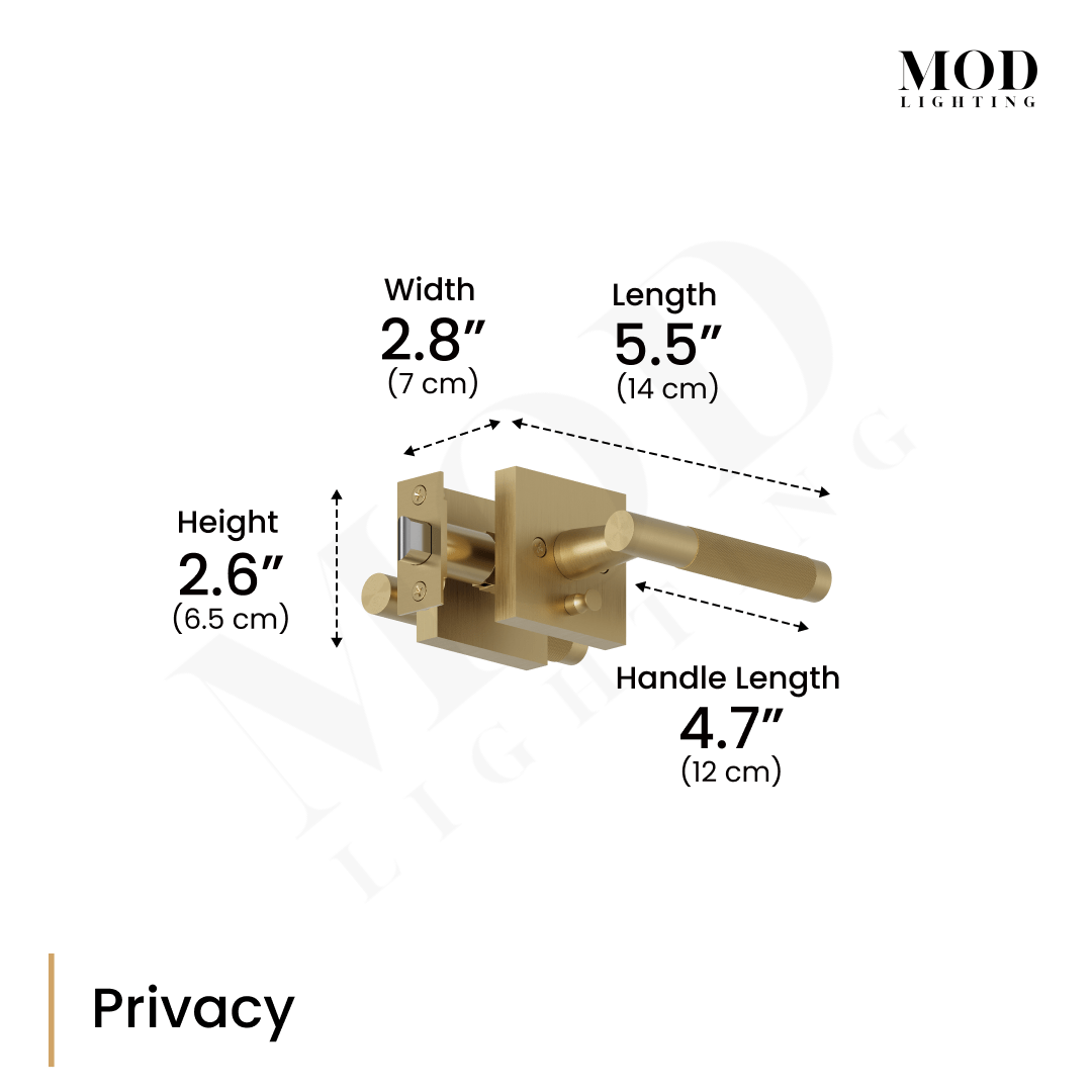 door handle dim