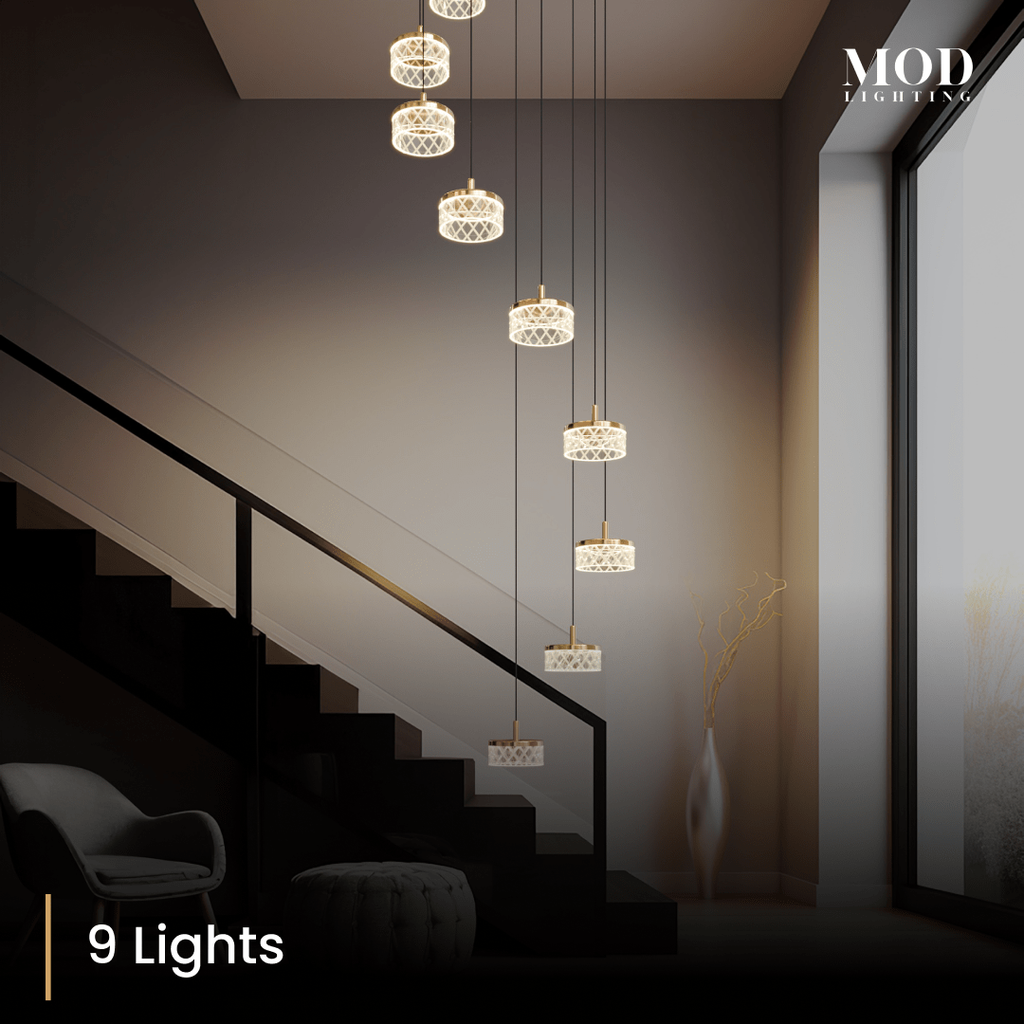 Emma Modern Stairwell Chandelier MOD LIGHTING MOD Lighting emma-modern-stairwell-chandelier-mod-lighting-mod-lighting