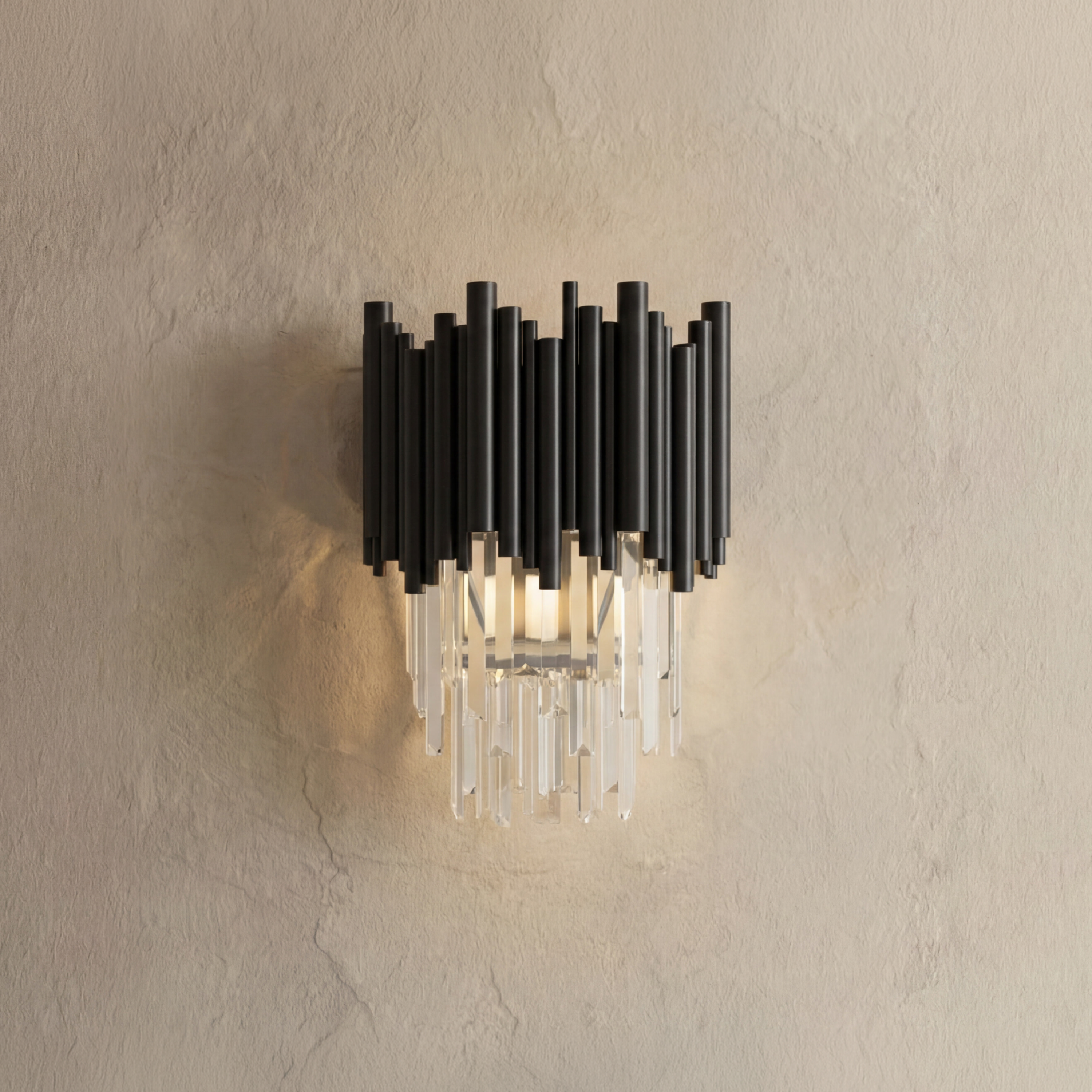Obsidian Sconce