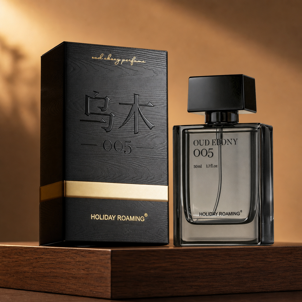 Holiday Roaming Oud Ebony 005 50ml oud perfume bottle for wholesale buyers