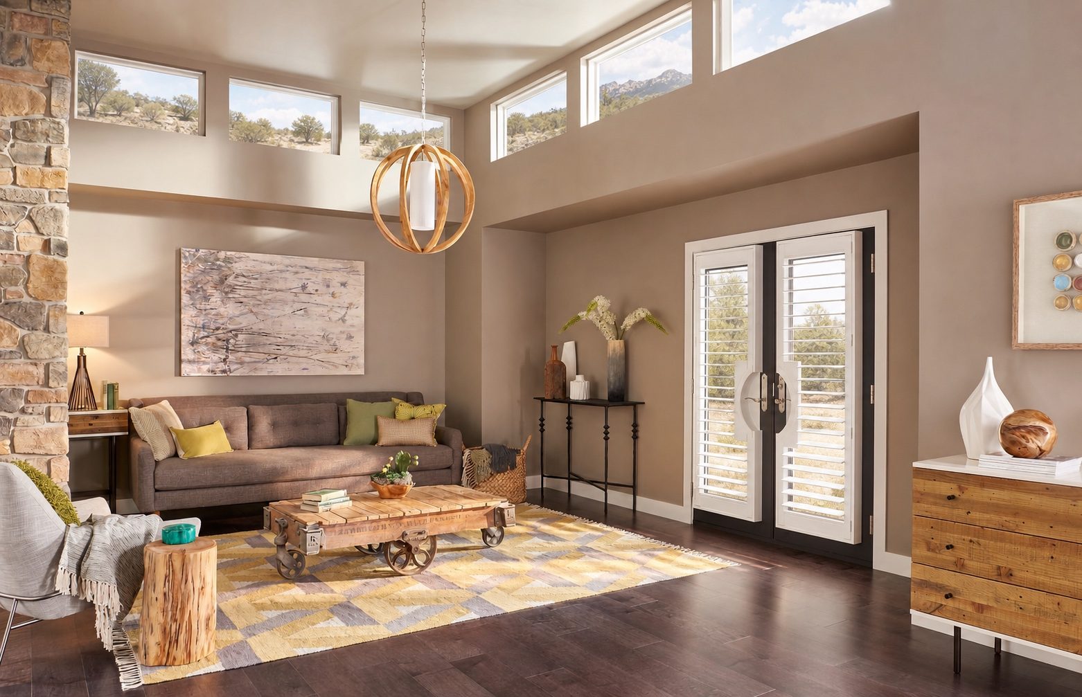 Eclipse Polyresin French Door shutters