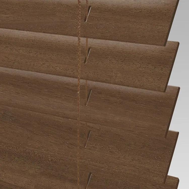 Stained Wood Blinds