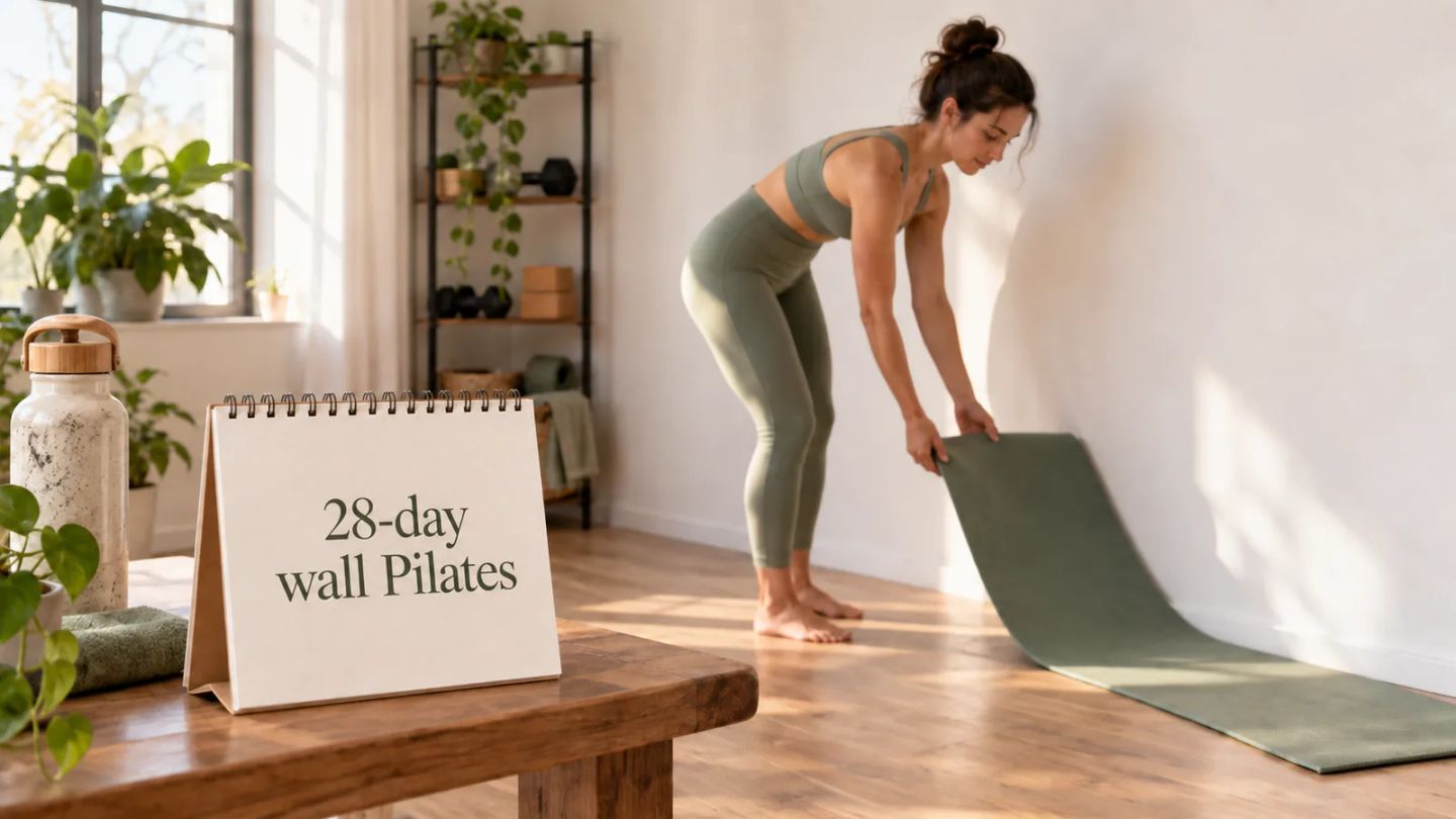 The 28-day wall Pilates challenge A week-by-week plan