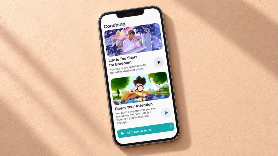 Fabulous app screen displayed on a phone.