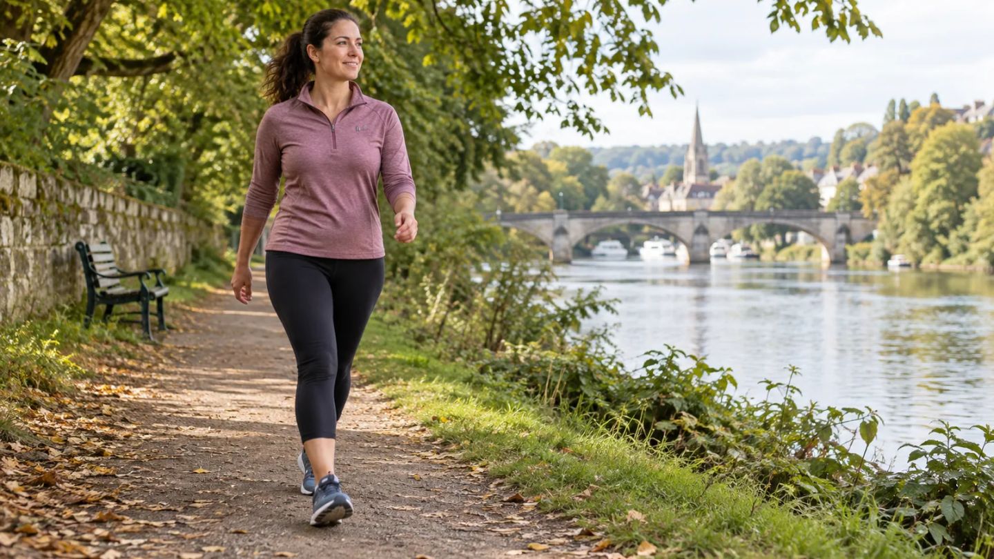 Benefits of walking a mile a day