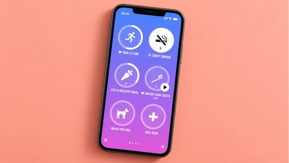 Streaks app screen displayed on a phone.
