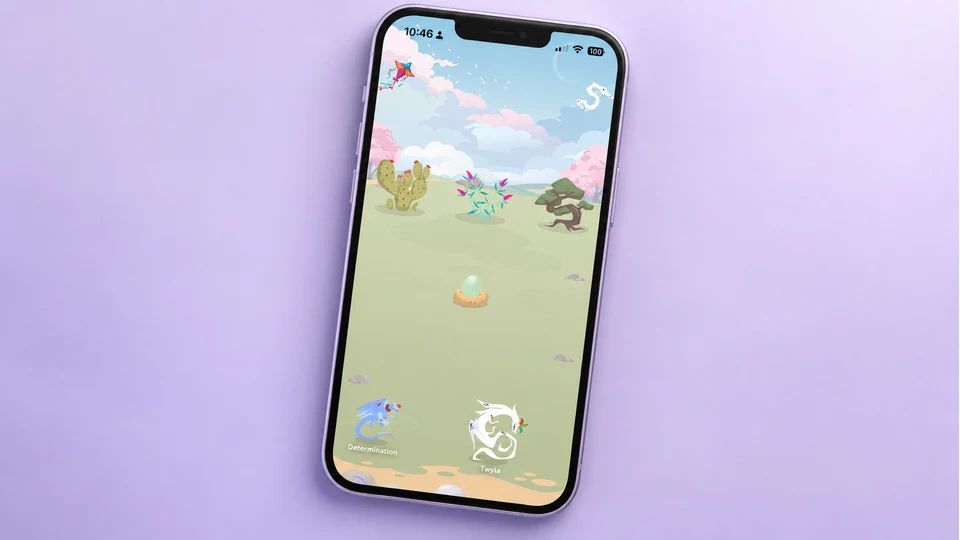 Voidpet Garden app screen displayed on a phone.