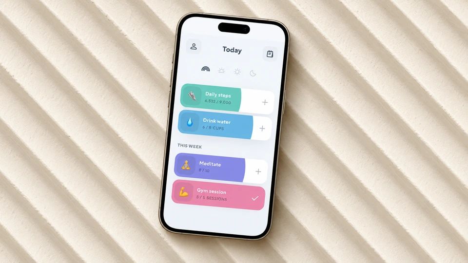 Do Habits: Get It Done displayed on a phone.